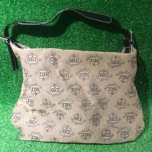 Dooney& Bourke canvas hobo bag…Mint!